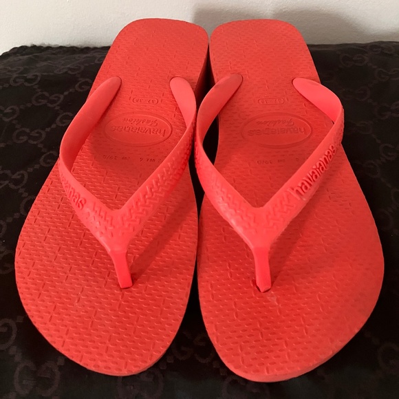 HAVAINAS PLATFORM CORAL FLIP FLOPS - Picture 7 of 11